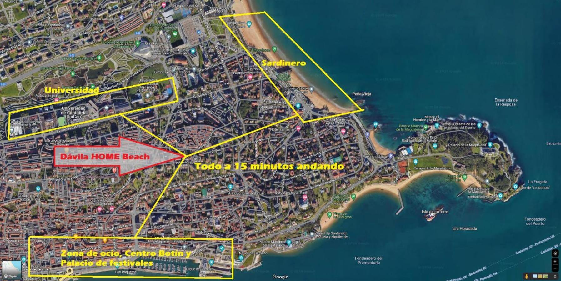 Davila Home Beach Santander Eksteriør billede